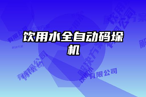 飲用水全自動碼垛機(jī)