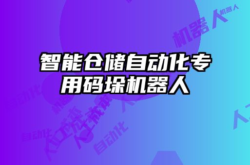智能倉(cāng)儲(chǔ)自動(dòng)化專(zhuān)用碼垛機(jī)器人