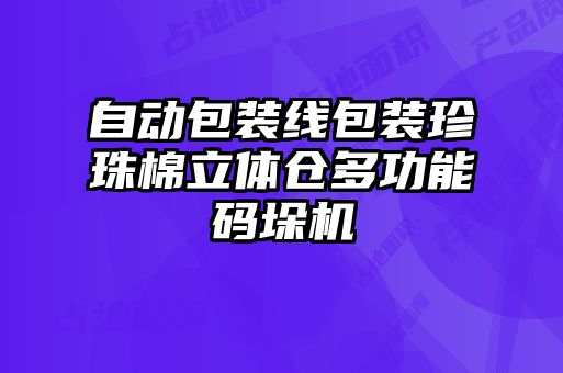 自動(dòng)包裝線包裝珍珠棉立體倉(cāng)多功能碼垛機(jī)