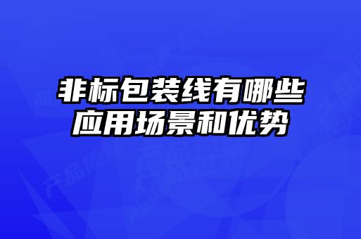 非標(biāo)包裝線有哪些應(yīng)用場景和優(yōu)勢