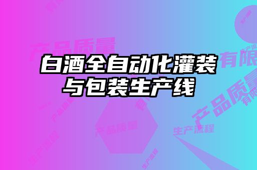 白酒全自動(dòng)化灌裝與包裝生產(chǎn)線(xiàn)